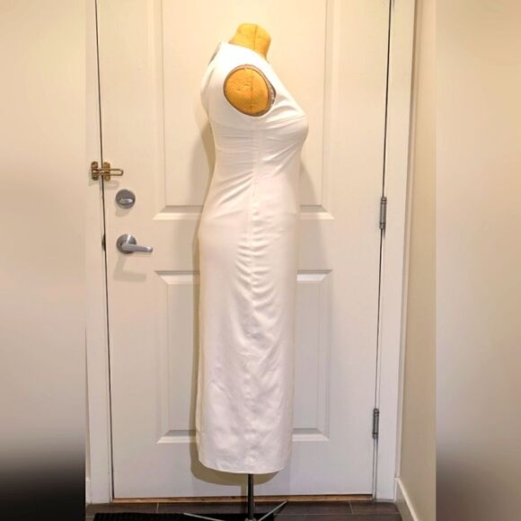 EUC Stunning Tahari L White Midi Pencil Dress - SEE SIZE NOTES - Picture 2 of 8